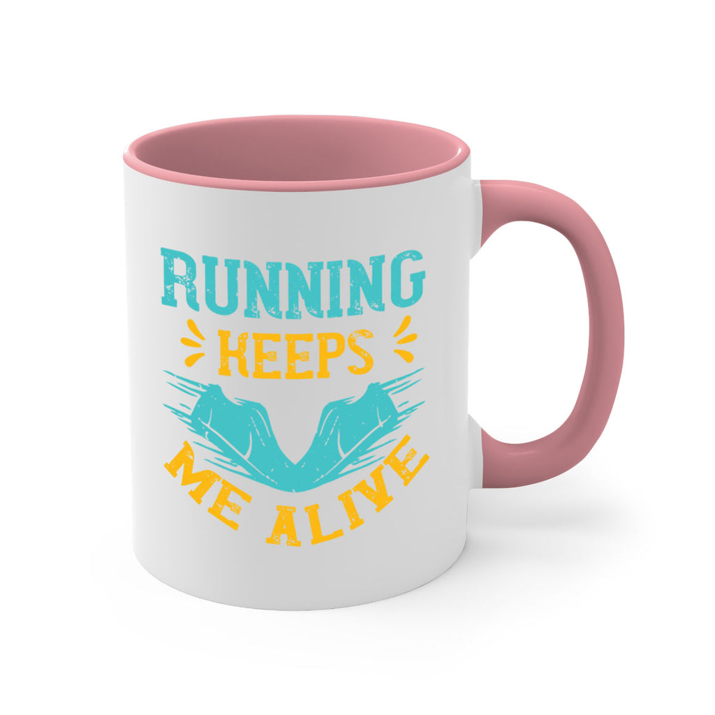 running keeps me alive 19#- running-Mug / Coffee Cup