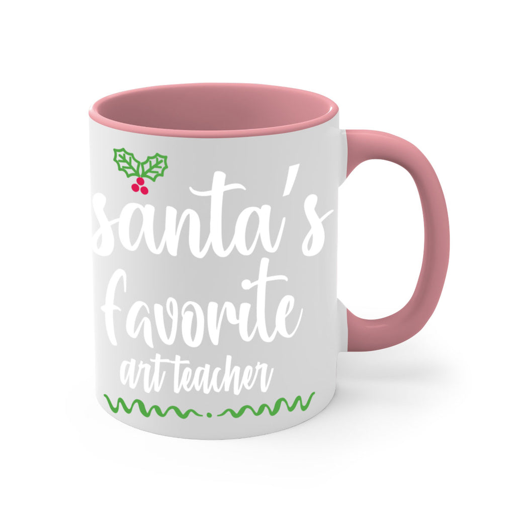 santa's favorite art teacher style 612#- christmas-Mug / Coffee Cup