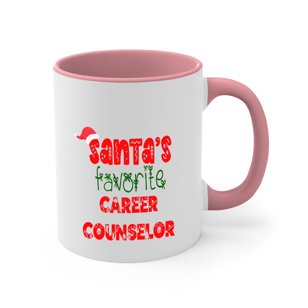 santas favorite career counselor style 698#- christmas-Mug / Coffee Cup