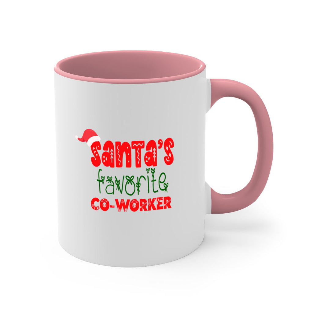 santas favorite co-worker style 723#- christmas-Mug / Coffee Cup