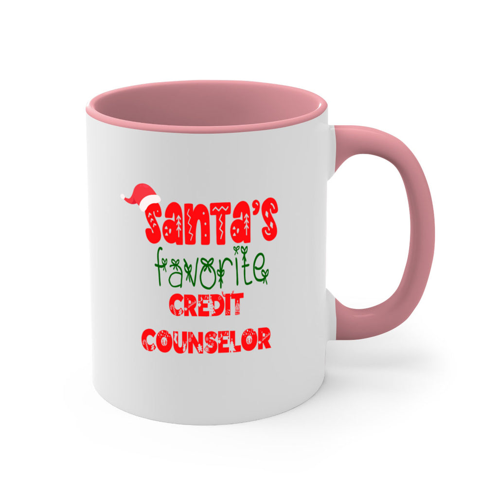 santas favorite credit counselor style 754#- christmas-Mug / Coffee Cup
