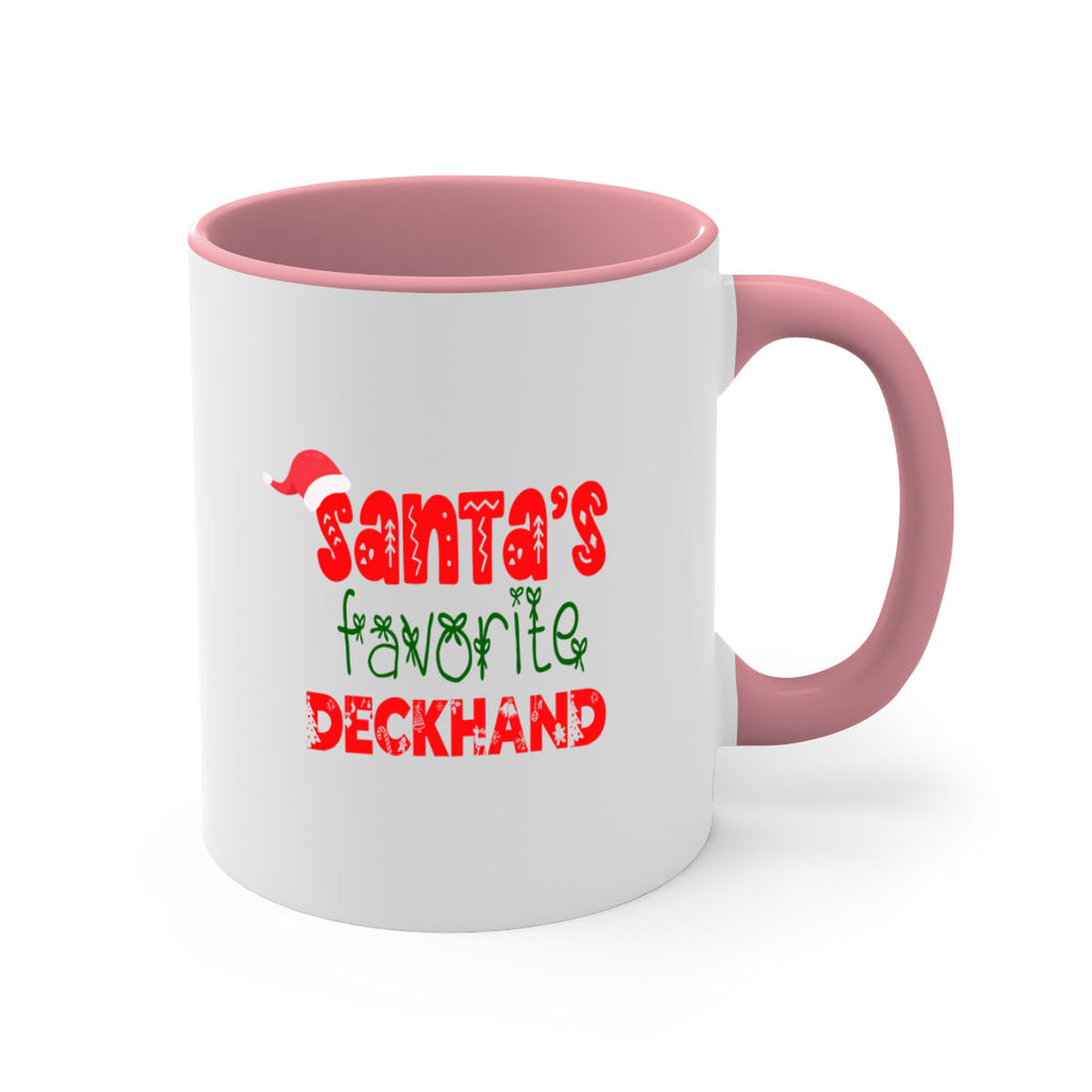 santas favorite deckhand style 769#- christmas-Mug / Coffee Cup