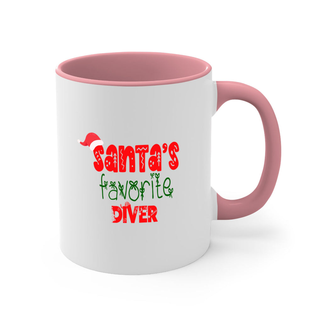 santas favorite diver style 785#- christmas-Mug / Coffee Cup