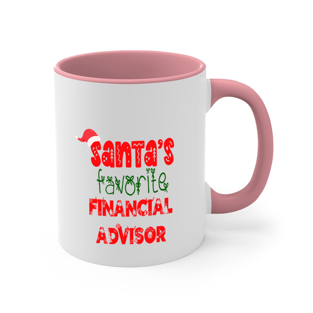 santas favorite financial advisor style 816#- christmas-Mug / Coffee Cup