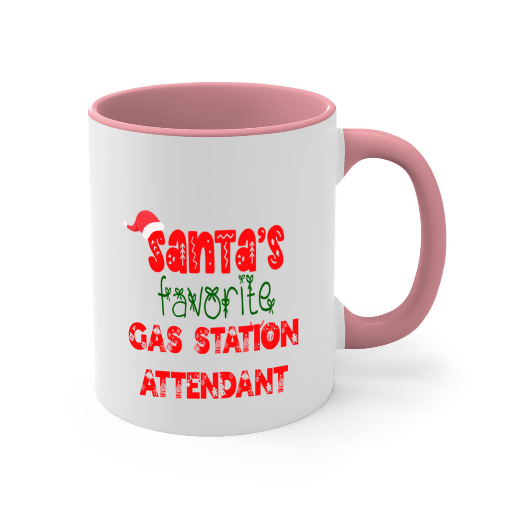 santas favorite gas station attendant style 836#- christmas-Mug / Coffee Cup