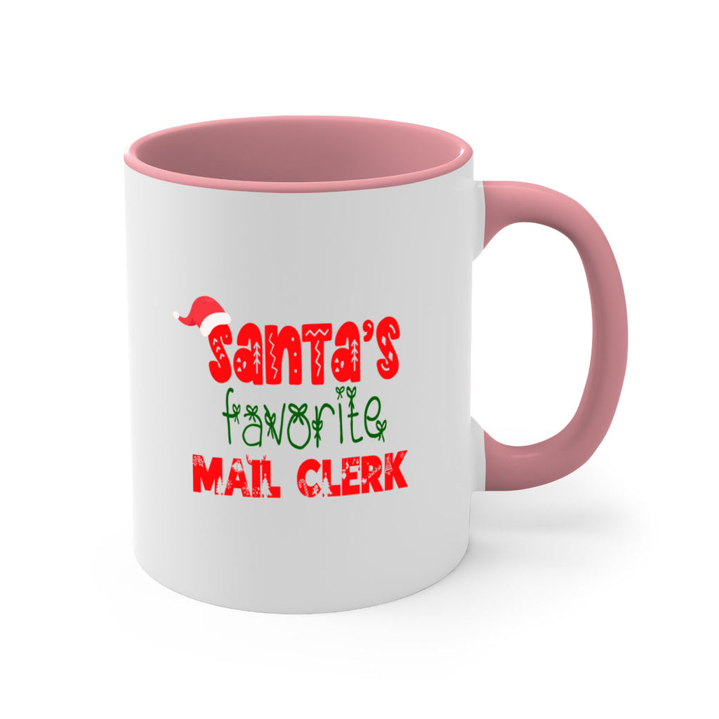 santas favorite mail clerk style 935#- christmas-Mug / Coffee Cup