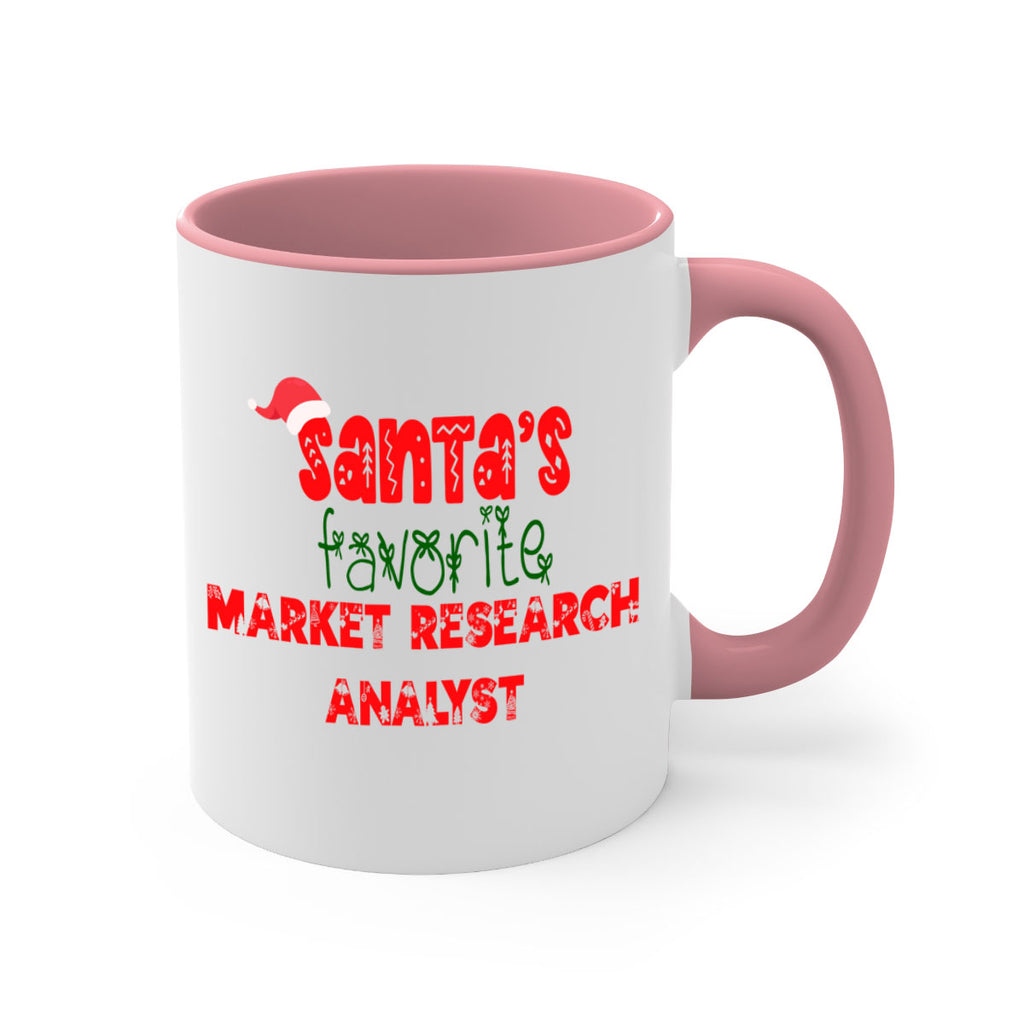 santas favorite market research analyst style 939#- christmas-Mug / Coffee Cup