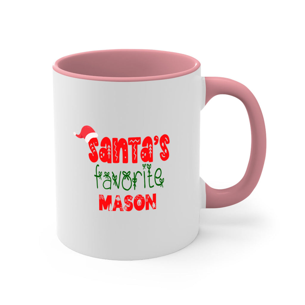 santas favorite mason style 941#- christmas-Mug / Coffee Cup