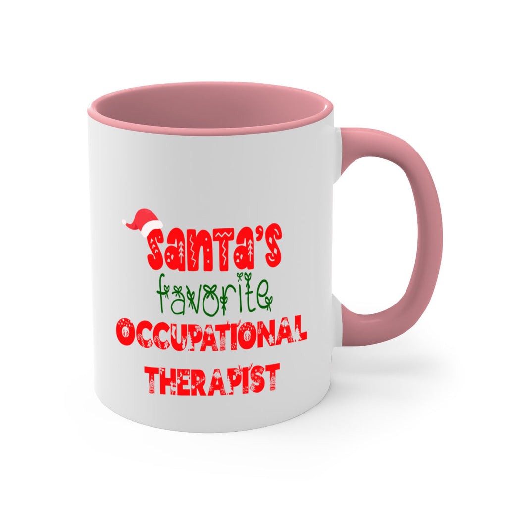 santas favorite occupational therapist style 983#- christmas-Mug / Coffee Cup