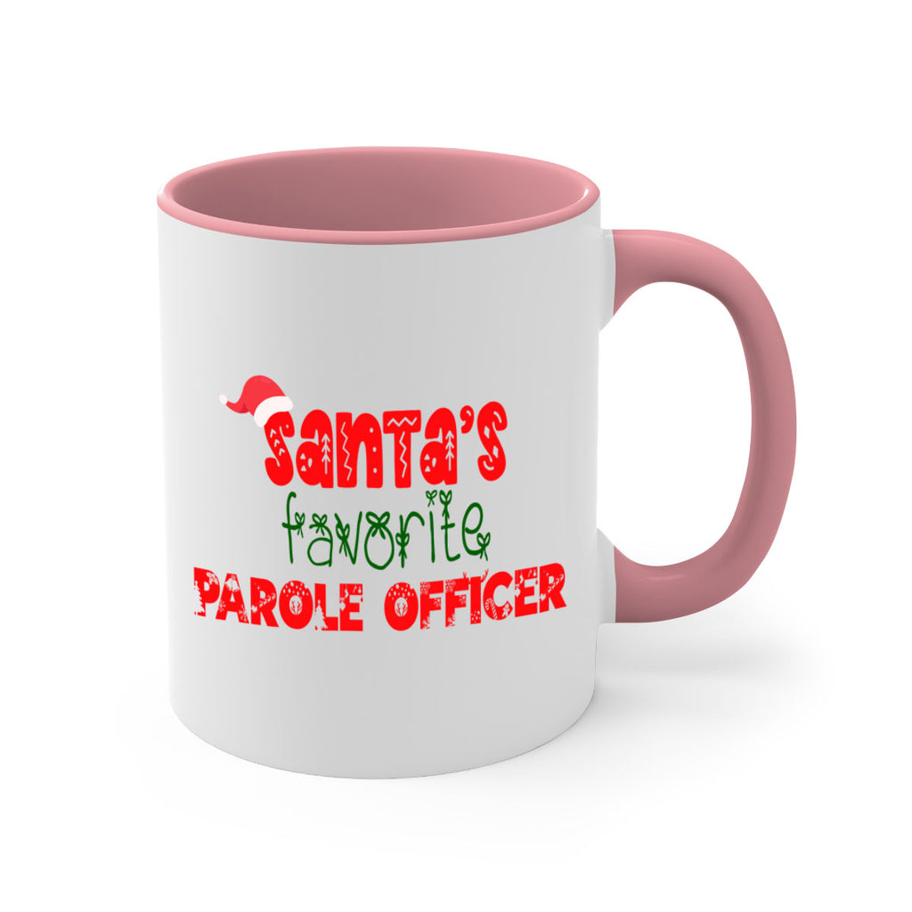 santas favorite parole officer style 1000#- christmas-Mug / Coffee Cup