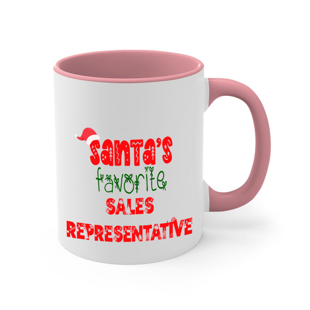 santas favorite sales representative style 1068#- christmas-Mug / Coffee Cup