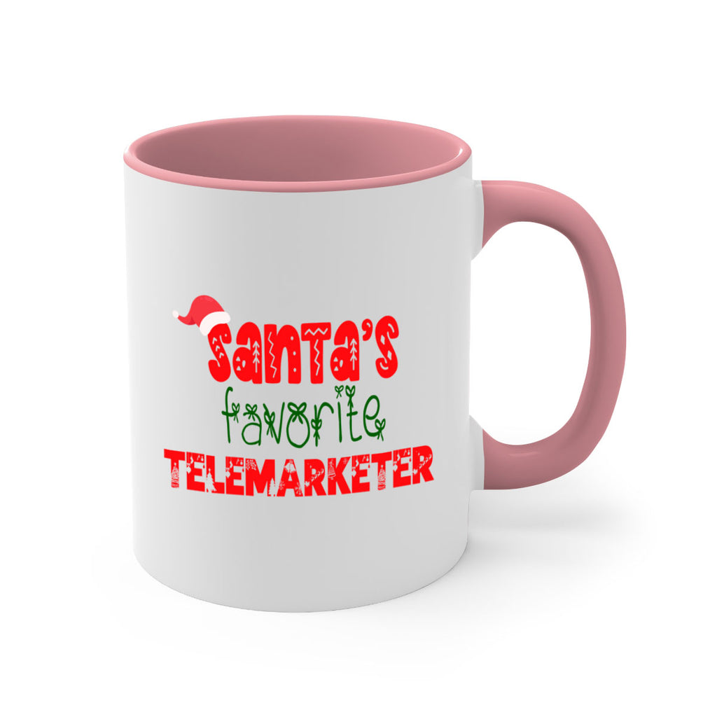 santas favorite telemarketer style 1119#- christmas-Mug / Coffee Cup
