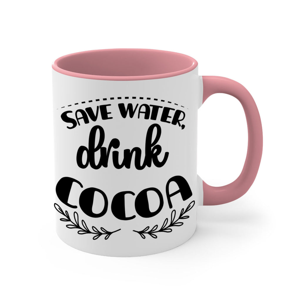 save water, drink cocoa style 1168#- christmas-Mug / Coffee Cup