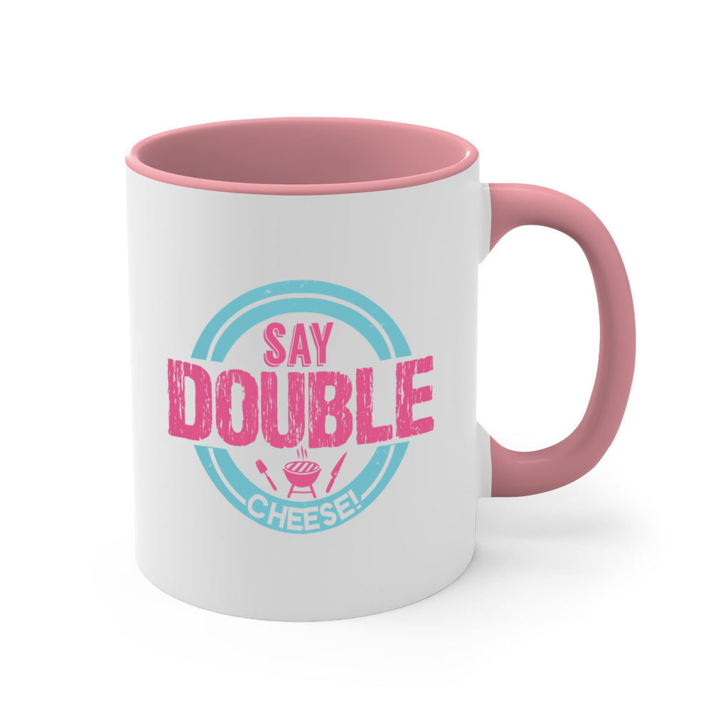 say double cheese 14#- bbq-Mug / Coffee Cup