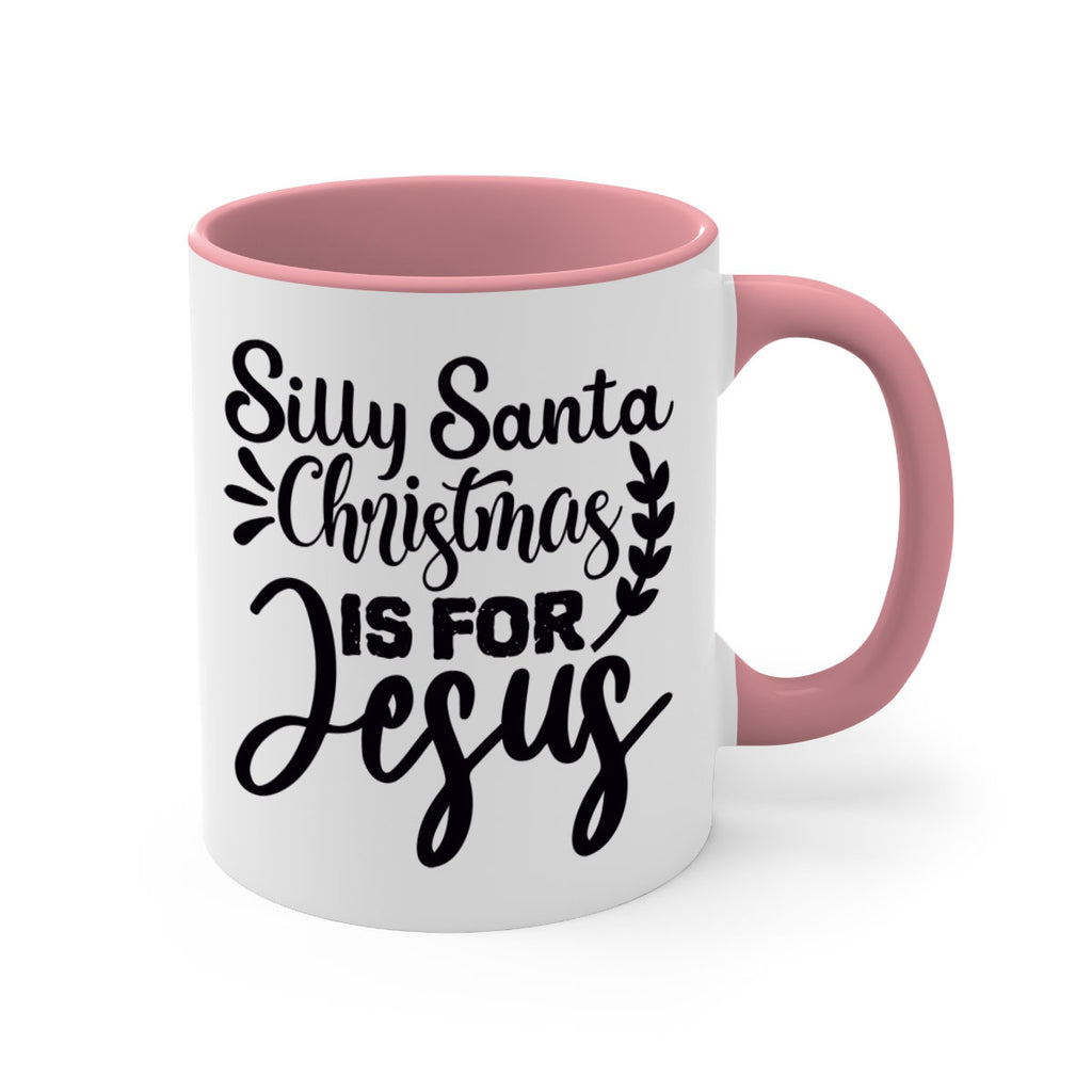 silly santa christmas is for jesus 440#- christmas-Mug / Coffee Cup