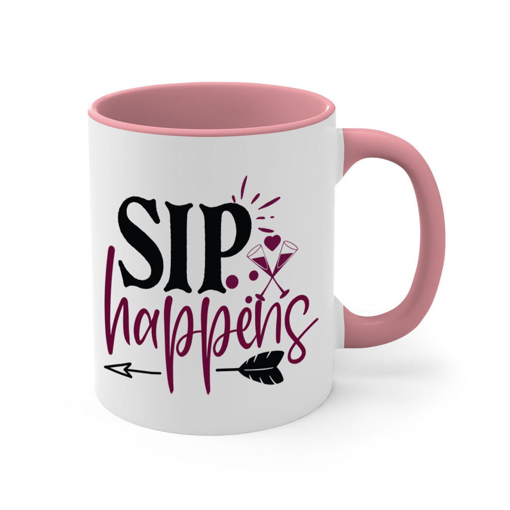 sip happens 164#- wine-Mug / Coffee Cup
