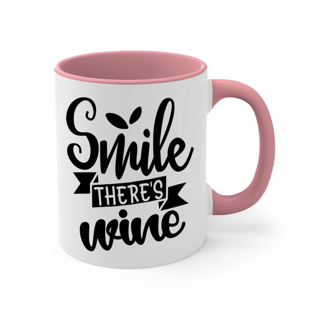smile theres wine 157#- wine-Mug / Coffee Cup