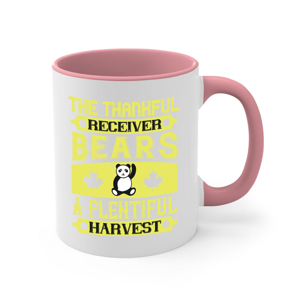 the thankful receiver bears a plentiful harvest 2#- thanksgiving-Mug / Coffee Cup