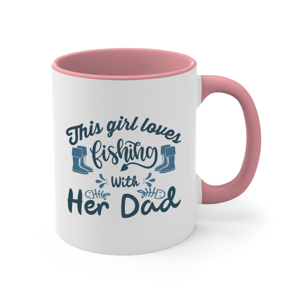 this girl loves fishing 19#- fishing-Mug / Coffee Cup