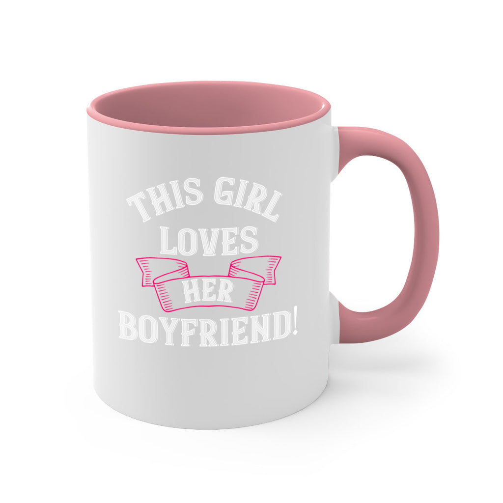 this girl loves her boyfriend 7#- valentines day-Mug / Coffee Cup