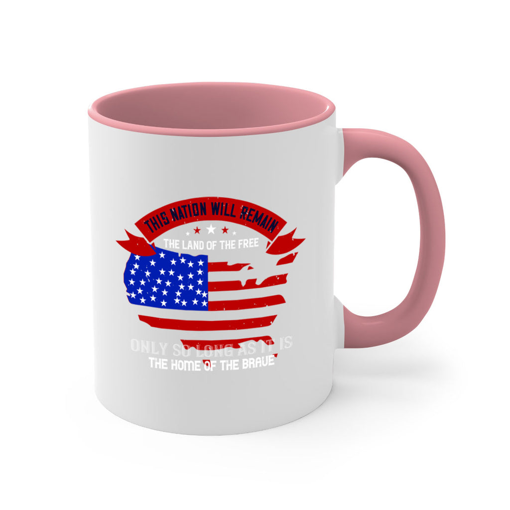 this nation will remain the land of the free only so long as it is the home of the brave 84#- veterns day-Mug / Coffee Cup