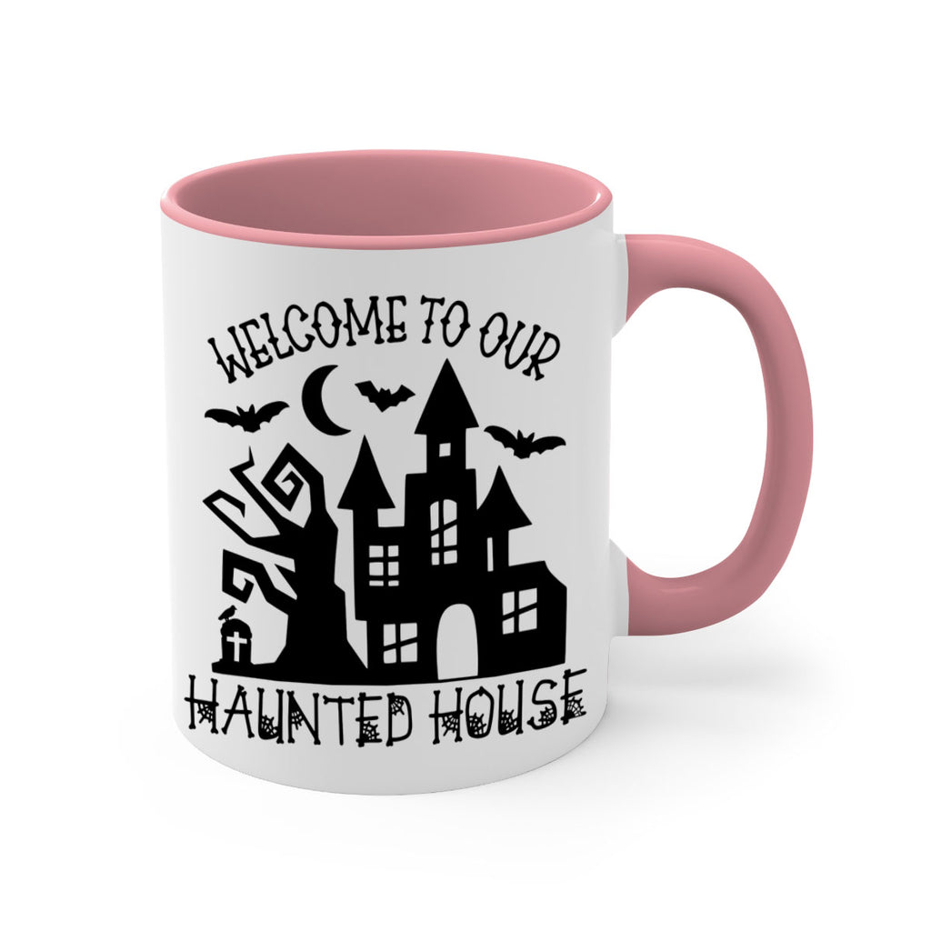 welcome to our haunted house 14#- halloween-Mug / Coffee Cup