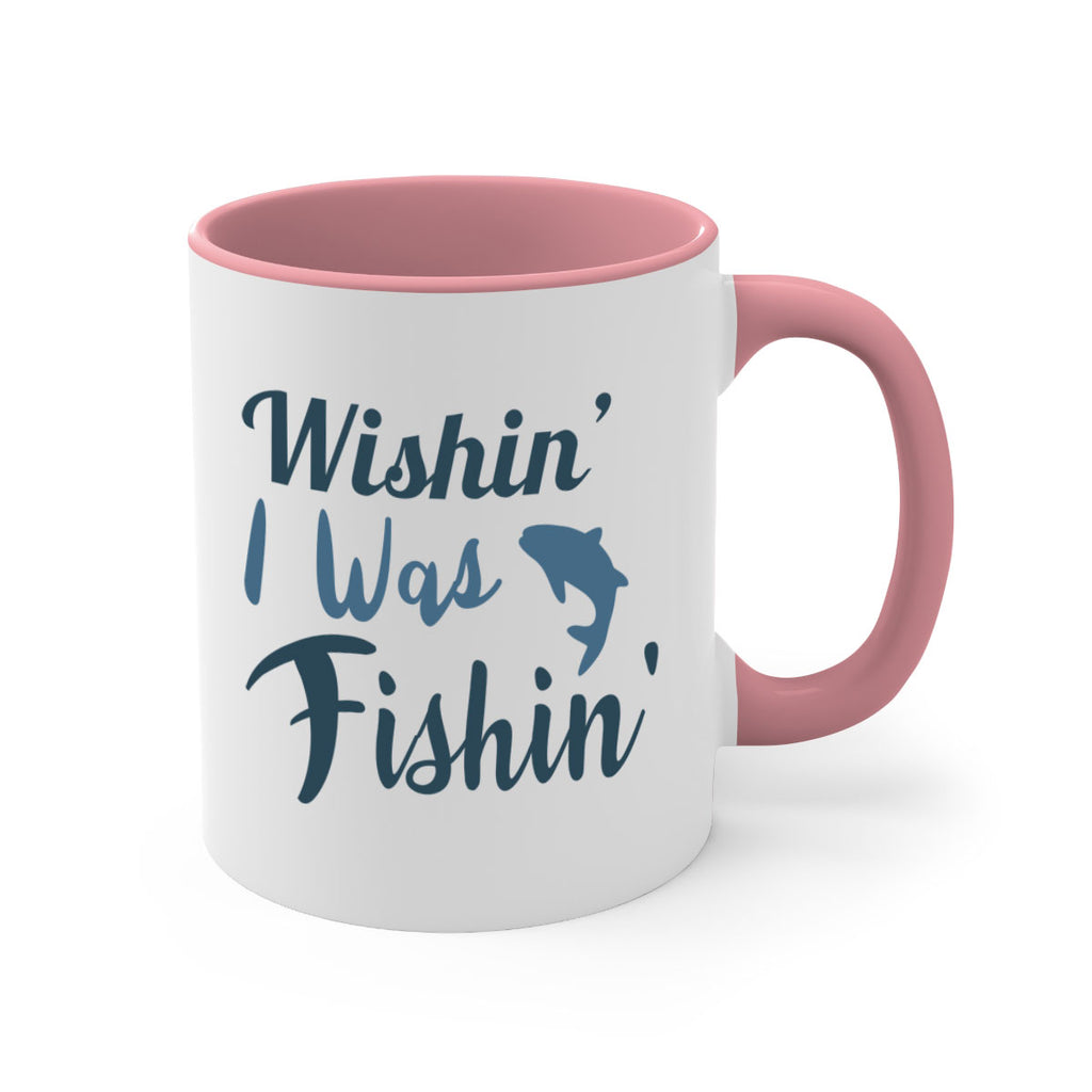 wishin i was fishin 13#- fishing-Mug / Coffee Cup