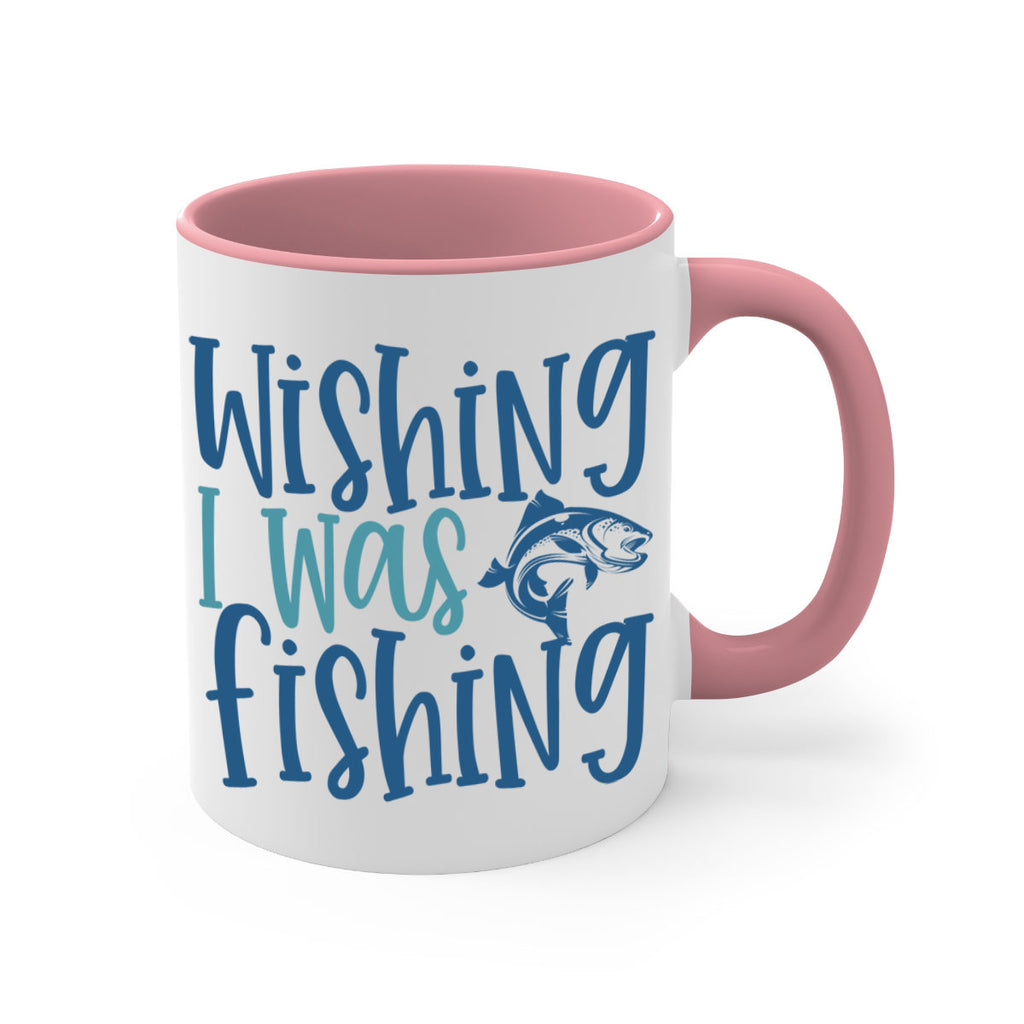 wishing i was fishing 191#- fishing-Mug / Coffee Cup
