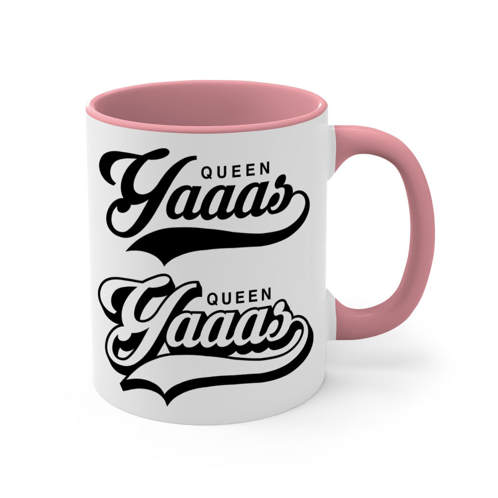 yaaas queen script 5#- black words - phrases-Mug / Coffee Cup