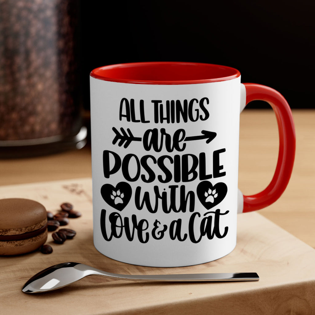 All Things Are Possible Style 75#- cat-Mug / Coffee Cup
