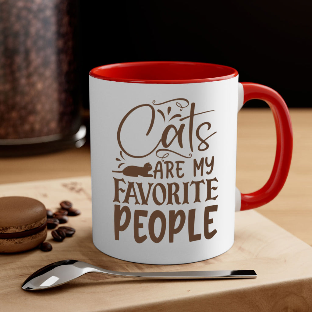 Cats Are My Favorite People Style 7#- cat-Mug / Coffee Cup