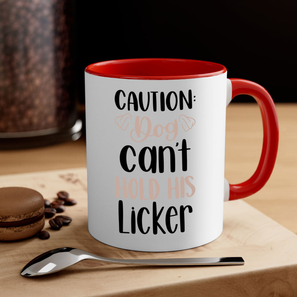 Caution Dog Cant Hold Style 31#- Dog-Mug / Coffee Cup