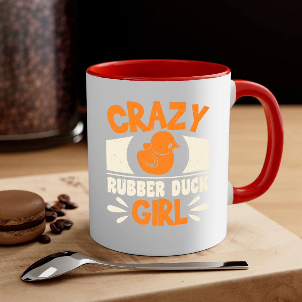 Crazy Rubber Duck Girl Style 4#- duck-Mug / Coffee Cup