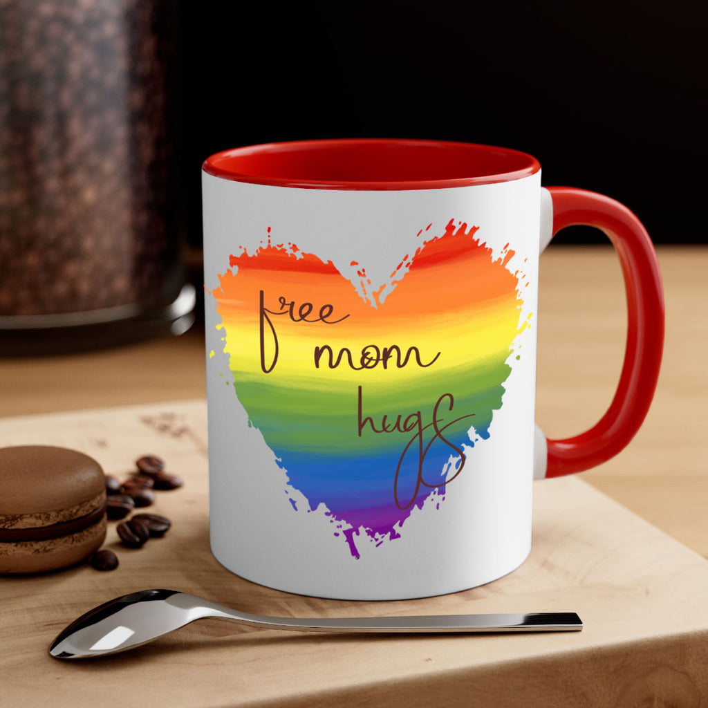 Free Mom Hugs Rainbow Pride Lgbt Png 35#- lgbt-Mug / Coffee Cup