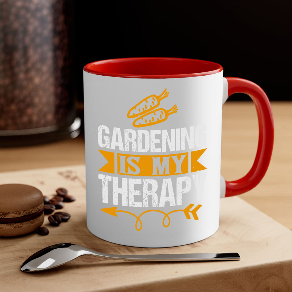 Gardending is my Therapy 64#- Farm and garden-Mug / Coffee Cup