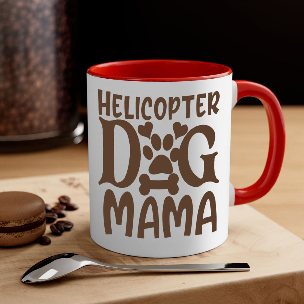 Helicopter Dog Mama Style 87#- Dog-Mug / Coffee Cup