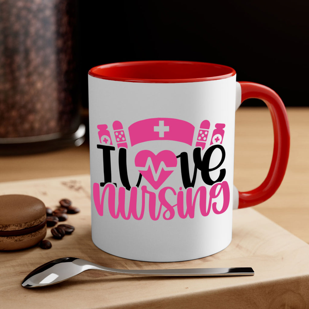 I Love Nursing Style Style 171#- nurse-Mug / Coffee Cup