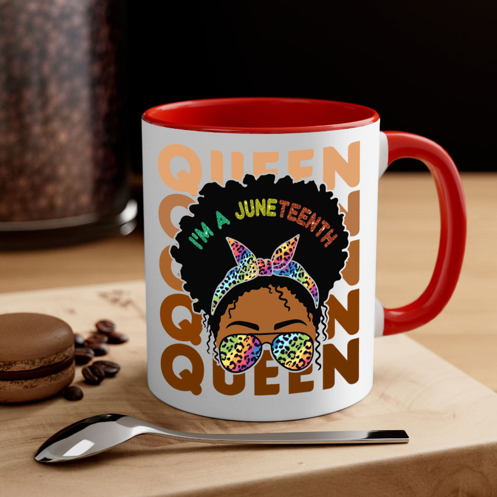 Juneteenth Queen Swag Black Melanin Png 26#- juneteenth-Mug / Coffee Cup