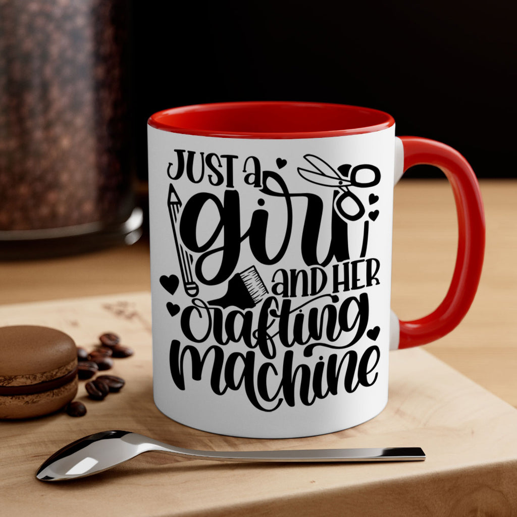 Just A Girl And Her Crafting 16#- crafting-Mug / Coffee Cup