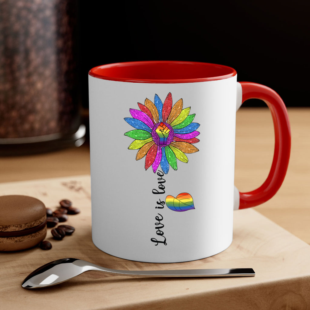 Love Is Love Pride Lgbt Sunflower Png 47#- lgbt-Mug / Coffee Cup