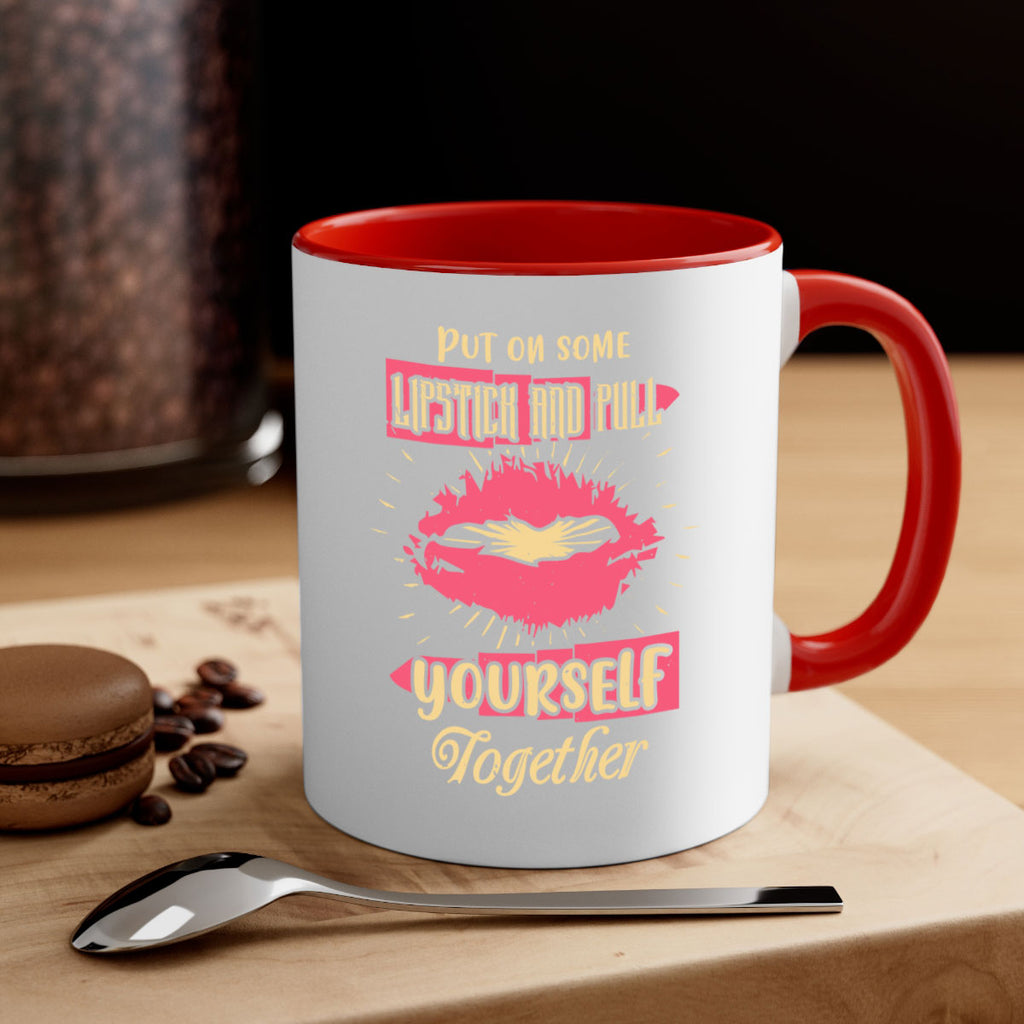Put on some lipstick and pull yourself together Style 188#- makeup-Mug / Coffee Cup