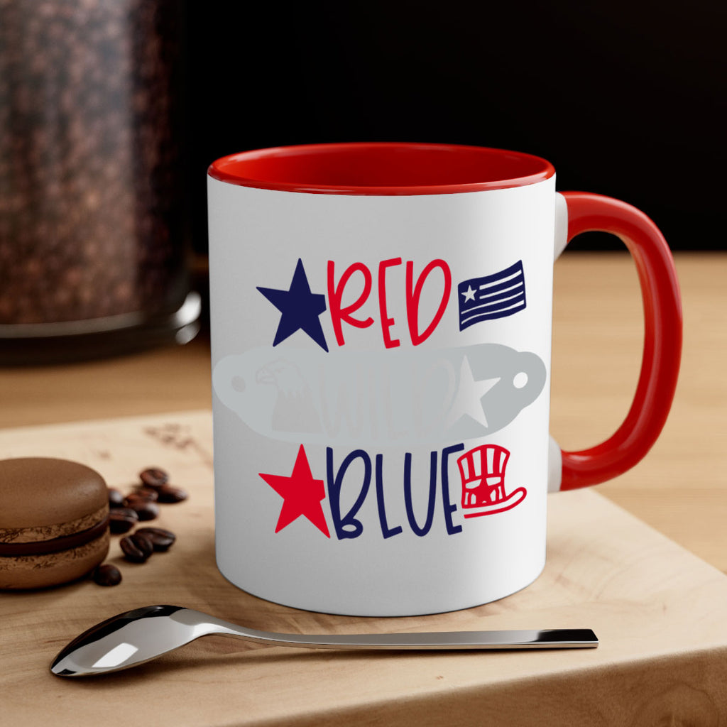Red Wild Blue Style 171#- 4th Of July-Mug / Coffee Cup