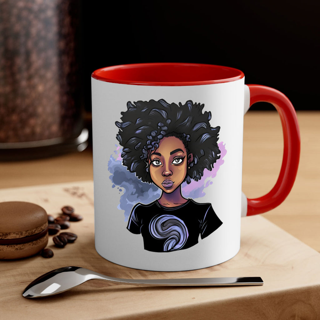 Sparkling Black Girl Design 1#- Black women - Girls-Mug / Coffee Cup