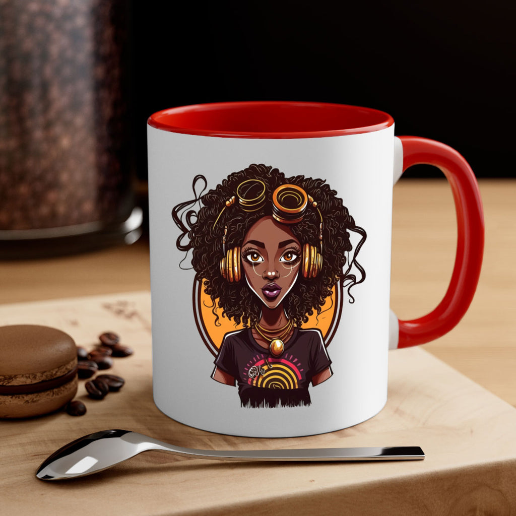 Sparkling Black Girl Design 5#- Black women - Girls-Mug / Coffee Cup