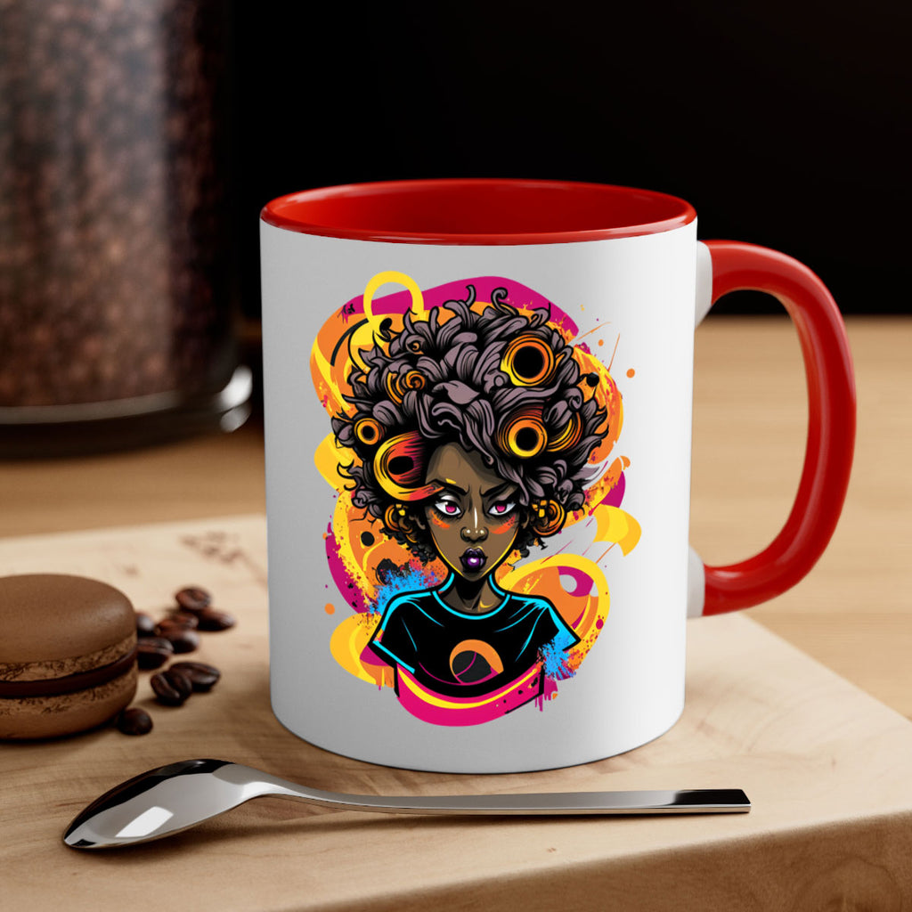 Sparkling Black Girl Design 6#- Black women - Girls-Mug / Coffee Cup