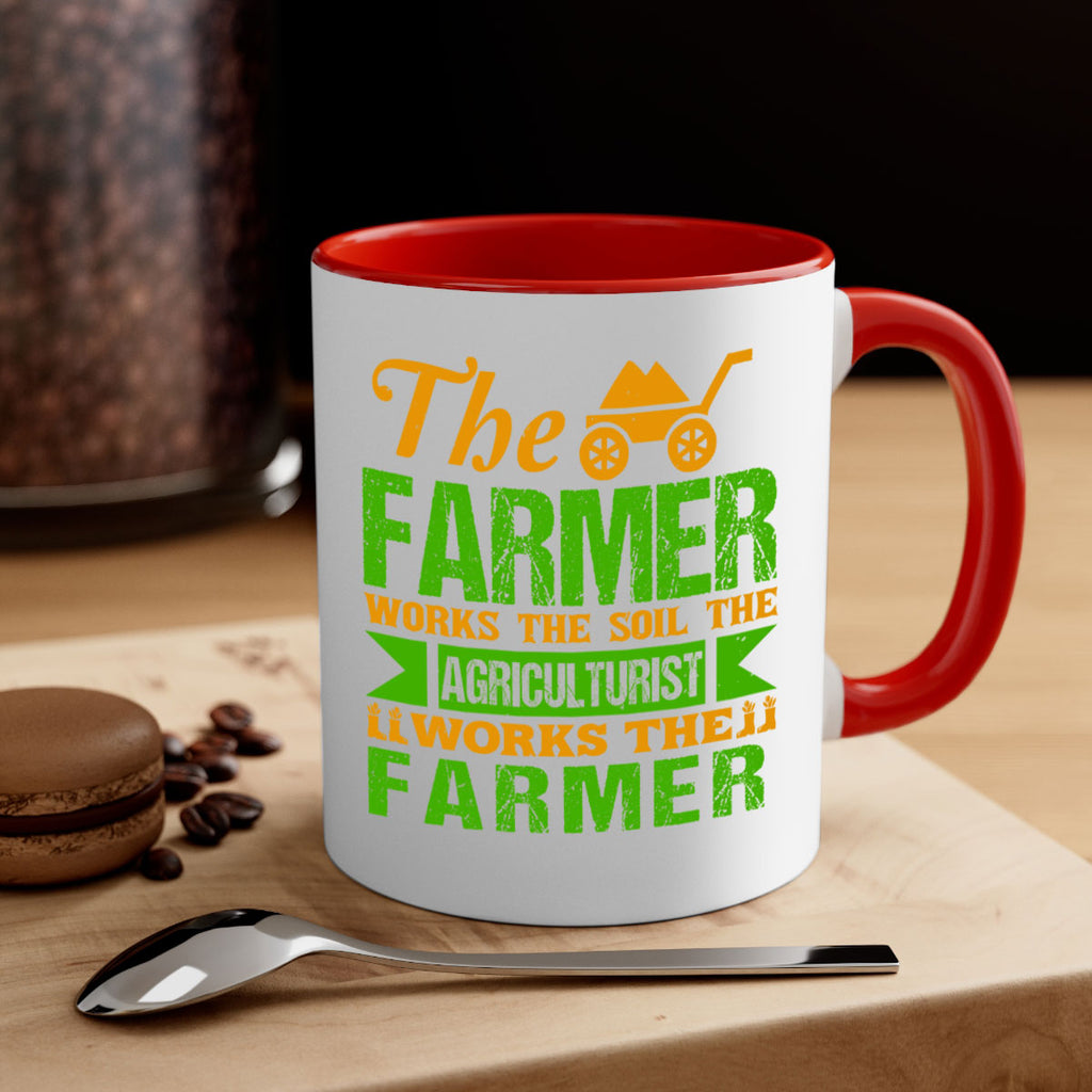 The farmers work the soil 33#- Farm and garden-Mug / Coffee Cup