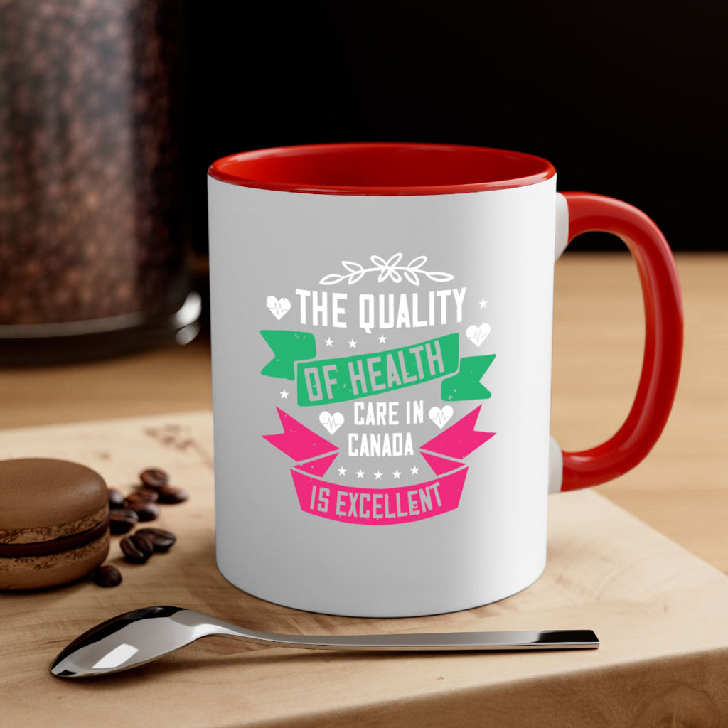 The quality of health care in Canada is excellent Style 12#- World Health-Mug / Coffee Cup