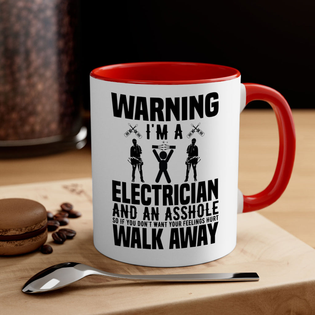 Warning Style 4#- electrician-Mug / Coffee Cup