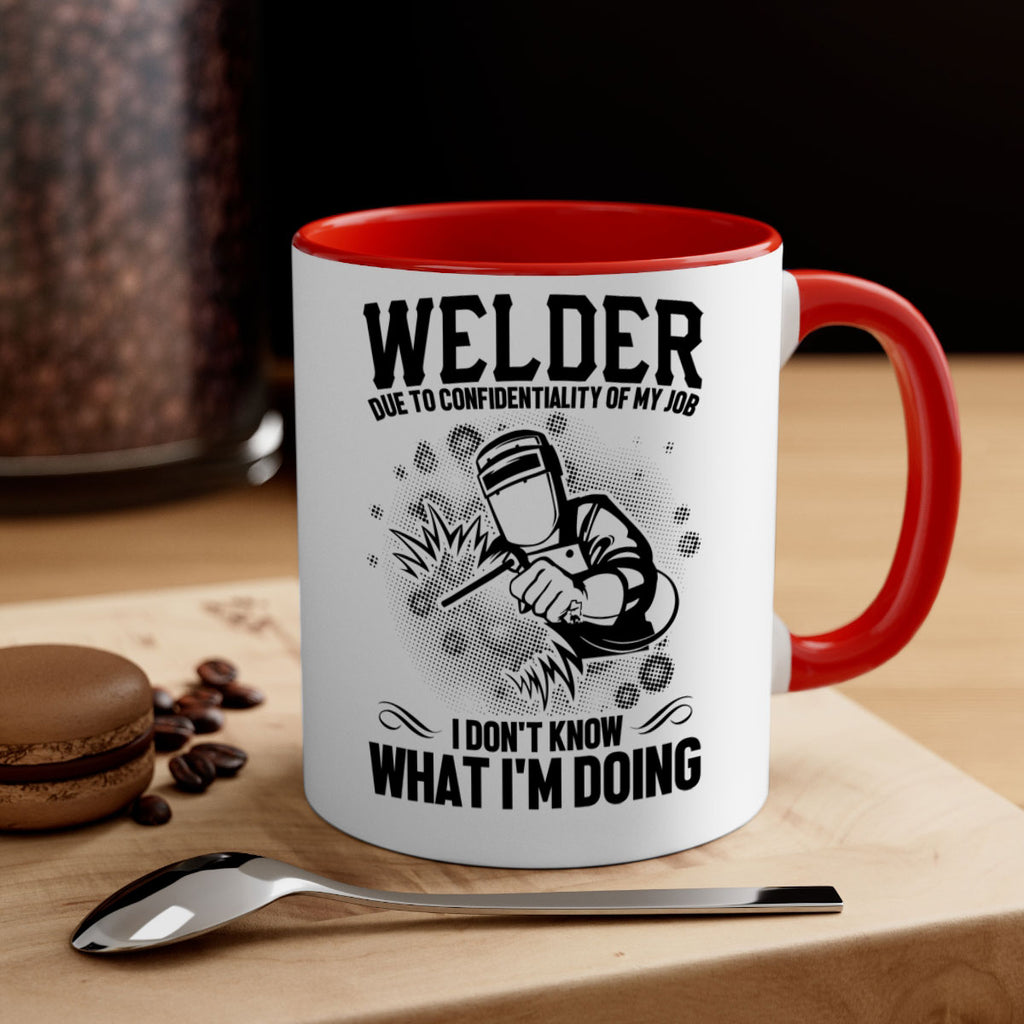 Welder due to Style 5#- welder-Mug / Coffee Cup