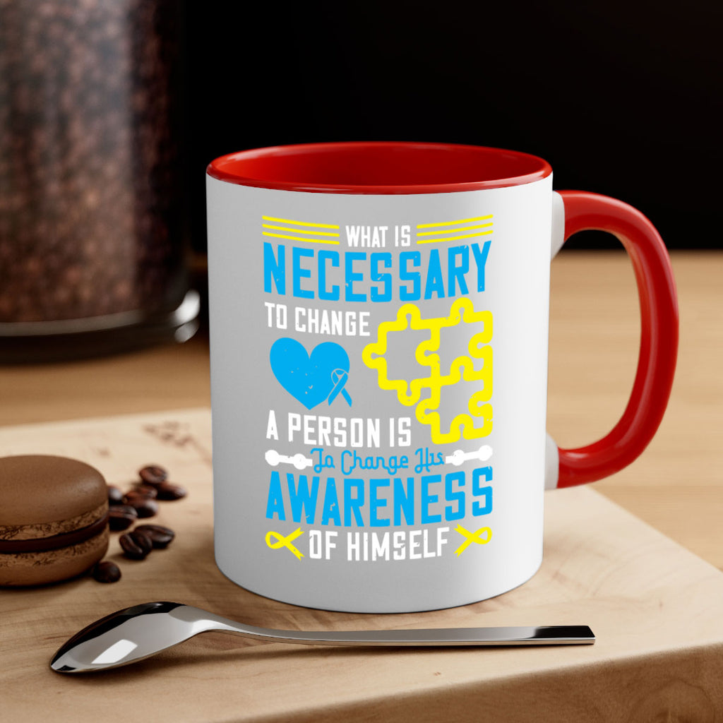 What is necessary to change a person is to change his awareness of himself Style 8#- Self awareness-Mug / Coffee Cup